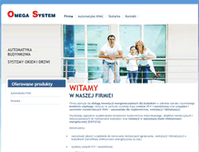 Tablet Screenshot of omegasystem.net.pl